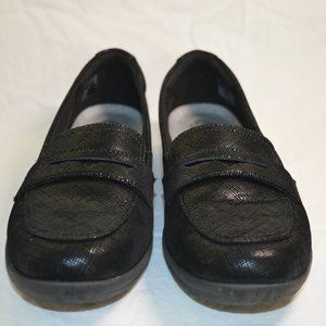 CLARKS Women's Ayla Form Black Cloudsteppers